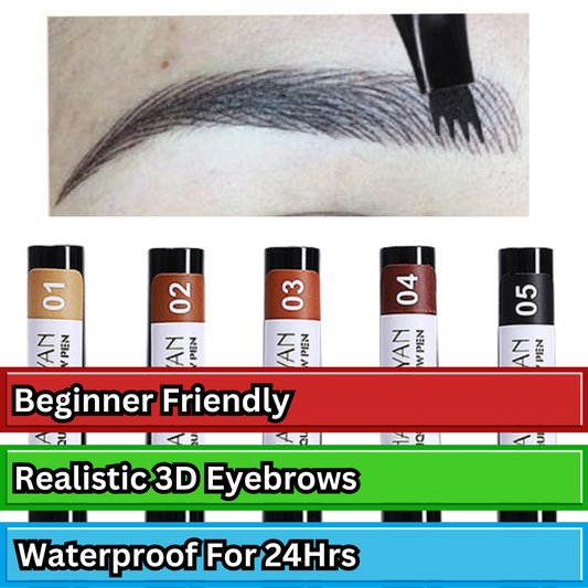 Viral Tiktok Realistic 3D Waterproof Eyebrow Drawer Pencil/Pen